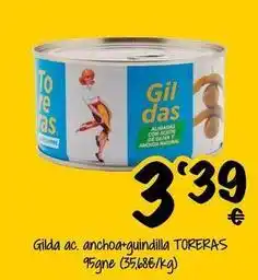 Cash Fresh Torras - gilda ac. anchoa+guinailla oferta