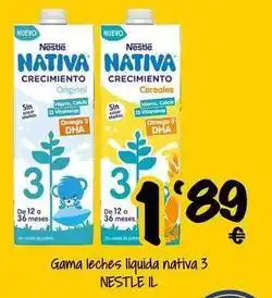 Cash Fresh Nestlé - gama leches liquida nativa 3 oferta