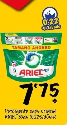 Cash Fresh Ariel - detergente caps original oferta
