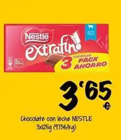 Cash Fresh Nestlé - chocolate con leche oferta