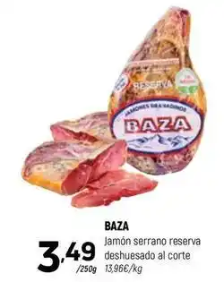 Coviran Baza - jamón serrano reserva deshuesado al corte oferta