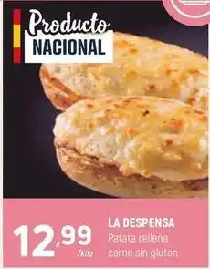 Coviran La despensa - patata rellena carne sin gluten oferta