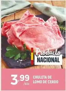 Coviran Chuleta de lomo de cerdo oferta