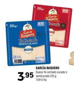 Coviran García baquero - queso ya cortado curado o semicurado oferta