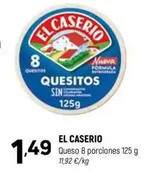 Coviran El caserío - queso 8 porciones oferta