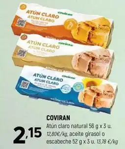 Coviran Coviran - atun claro natural oferta
