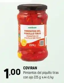 Coviran Coviran - pimientos del piquillo tiras con ajo oferta