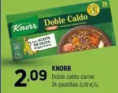 Coviran Knorr - doble caldo carne oferta