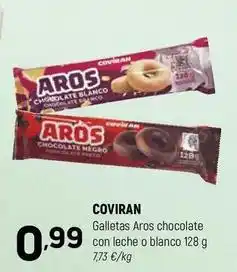 Coviran Blanco - galletas chocolate con leche o oferta