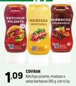 Coviran Coviran - ketchup picante, mostaza o salsa barbacoa oferta