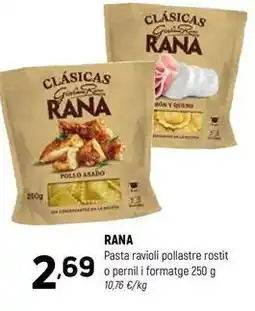 Coviran Rana - pasta ravioli pollastre rostit o pernil i formatge oferta