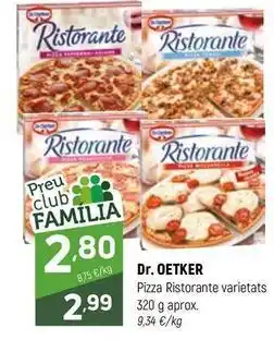 Coviran Dr oetker - pizza ristorante varietats oferta