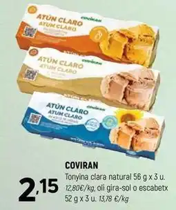 Coviran Coviran - tonyina clara natural oferta