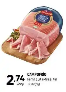 Coviran Campofrío - pernil cuit extra al tall oferta