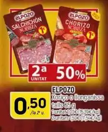 Coviran Elpozo - xorico o longanissa talls oferta