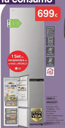 Milar Lg - combi gb583x2zpyy oferta