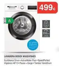 Milar Bosch - lavadora wuu24t64es oferta