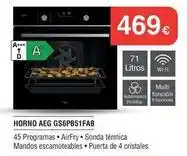 Milar Aeg - horno gs6pb51fab oferta
