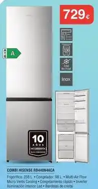 Milar Hisense - combi rb440n4aca oferta