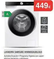 Milar Samsung - lavadora ww90dg6u85lku3 oferta