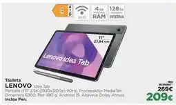 El Corte Inglés Lenovo - tableta oferta