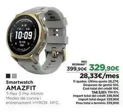 El Corte Inglés Amazfit - smartwatch oferta