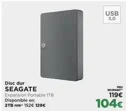El Corte Inglés Seagate - disc dur oferta