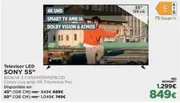 El Corte Inglés Sony - televisor led oferta