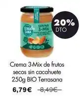 NaturaSí Crema de frutos secos sin cacahuete oferta