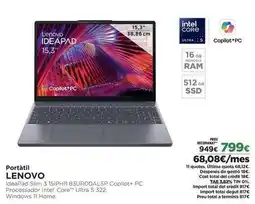 El Corte Inglés Lenovo - portatil oferta