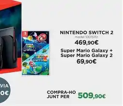 El Corte Inglés Nintendo - super mario galaxy + super mario galaxy 2 oferta