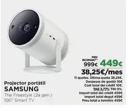 El Corte Inglés Samsung - projector portátil oferta