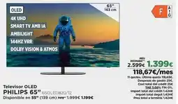 El Corte Inglés Philips - televisor oled 65 oferta