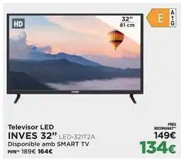 El Corte Inglés Inves - televisor led 32 led-32t2a oferta