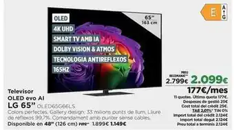 Lg - televisor oled evo ai