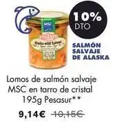 NaturaSí Pesasur - lomos de salmon salvaje msc en tarro de cristal oferta