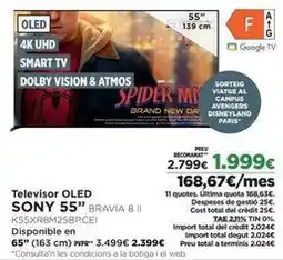 El Corte Inglés Sony - televisor oled oferta