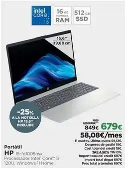 El Corte Inglés Hp - portátil oferta