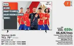 El Corte Inglés Tcl - televisor qled oferta
