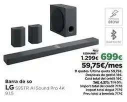 El Corte Inglés Lg - barra de so oferta