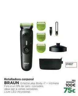 El Corte Inglés Braun - retalladora corporal oferta