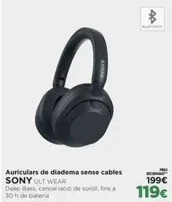 El Corte Inglés Sony - auriculars de diadema sense cables oferta