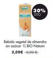 NaturaSí Bebida vegetal de almendra sin azucar oferta