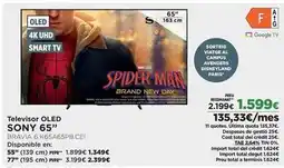 El Corte Inglés Sony - televisor oled oferta