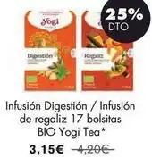 NaturaSí Infusión digestion / infusión de regaliz 17 bolsitas bio tea oferta
