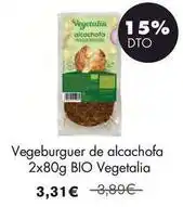 NaturaSí Vegeburguer de alcachofa 2x80g bio vegetalia oferta
