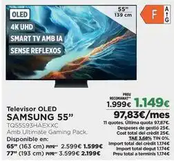 El Corte Inglés Samsung - televisor oled oferta