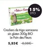 NaturaSí Crackers de trigo sarraceno sin gluten oferta