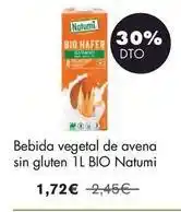 NaturaSí Bebida vegetal de avena sin gluten oferta