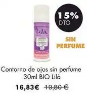 NaturaSí Contorno de ojos sin perfume oferta